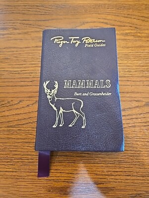 VTG 1996 Roger Tory Peterson Field Guides Mammals Collector’s Leather Edition-image