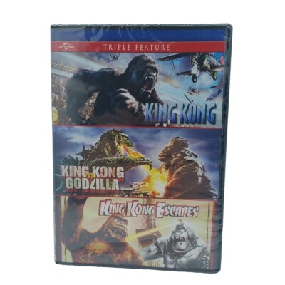 Universal: King Kong/King Kong vs Godzilla/King Kong Escapes DVD. Widescreen.-image