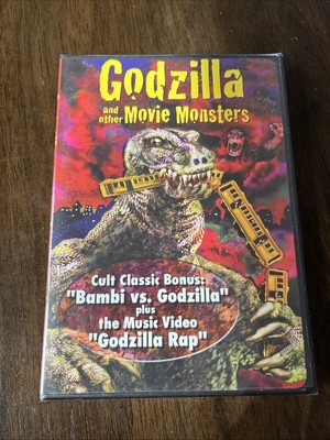 Godzilla and other Movie Monsters (DVD, 1999) Bambi vs Godzilla + Rap Cult-image