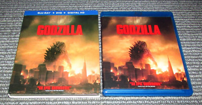 Godzilla (Blu-ray, 2014) Fast Shipping-image