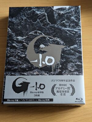 New Godzilla Minus One Deluxe Edition 3 Blu-ray+Booklet+Cae From Japan F/S-image