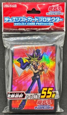 Yugioh Sleeves ARC-V Yugi Muto Duelist Card Protector 55pcs-image