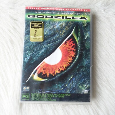 GODZILLA Deluxe Widescreen DVD GODZILLA Movie GODZILLA Film DINOSAUR Movie Kids-image