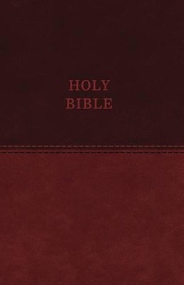 KJV Holy Bible: Value Thinline, Brown Leathersoft, Red Letter, Comfort Print: Ki-image