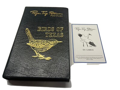 Easton Press Roger Tory Peterson Field Guides BIRDS OF TEXAS LeatherBound LN-image