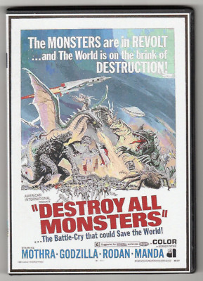1968 DESTROY ALL MONSTERS DVD w/Original English AIP Audio - Godzilla, Ghidorah-image