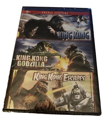 King Kong (2005) / King Kong vs Godzilla (1963) / King Kong Escapes (1967) DVDs-image