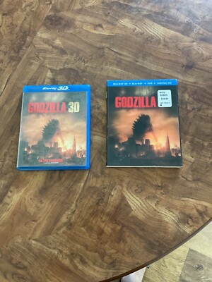 godzilla 3d blu ray ,blu ray , dvd w/ slipcover-image