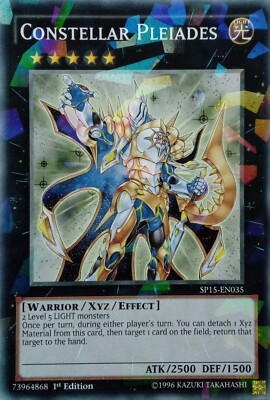SP15-EN035 CONSTELLAR PLEIADES SHATTERFOIL RARE 1ST EDITION YuGiOh CARD-image