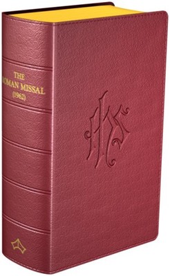 Daily Roman Missal 1962, [English and Latin Edition, Burgundy fle-image