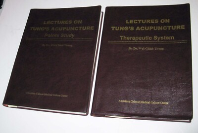 Lot 2 Lectures on Tung's Acupuncture Dr Wei Chieh Young Therapeutic System Books-image