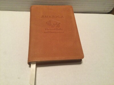 America National Parks Destinations Leather Atlas Book 2002-image