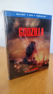 Godzilla (Blu-ray + DVD) w/ CLEAN slipcover & discs / no digital-image