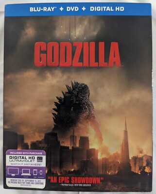 Godzilla w/ Slipcover (Blu-ray, 2014)-image