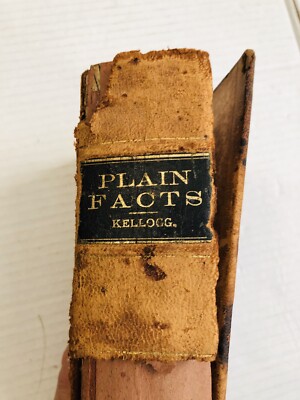 Antique Book Plain Facts For Young And Old First Edition 1882 Signed By Author -image