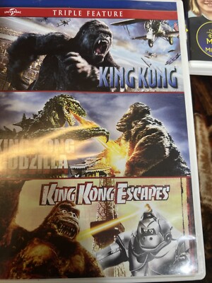 Universal King Kong, King Kong vs Godzilla, King Kong Escapes Movie DVD-image
