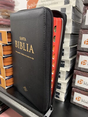 Biblia De Letra Grande Reina  vaelra 1960 Manual Conto Rojo Indice Cierre 12-image