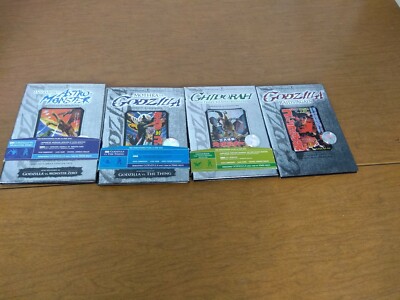 Lot of 4 Godzilla Movies Toho Master Collection Japanese DVD Classic Foreign-image