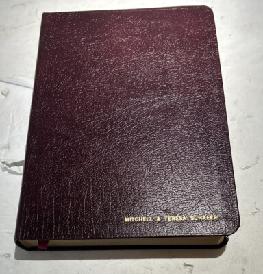 Zondervan NIV 1989 Topical Study Bible Burgundy Bonded Leather Red Letter Ed.-image