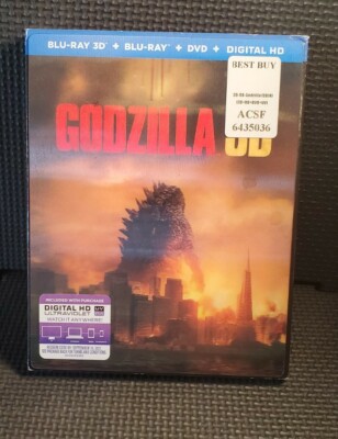 NEW Godzilla Blu-ray 3D DVD 2014  -image