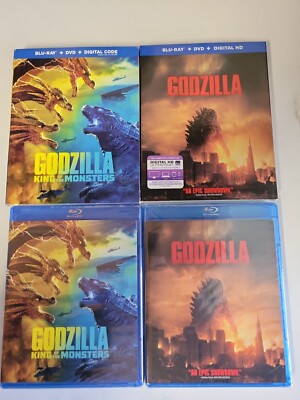 GODZILLA + King of Monsters ( Blu-ray 2014) Brand New Factory Sealed -image