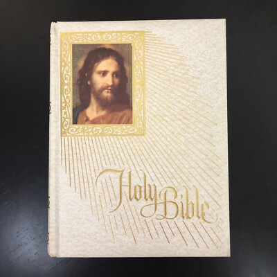 1979-80 Holy Bible Fireside Family Edition NAB American Bible Catholic-image
