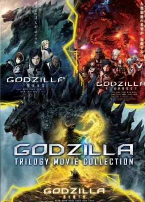 ANIME DVD~Godzilla Trilogy Movie Collection.Dual Audio.~DHL EXPRESS-image