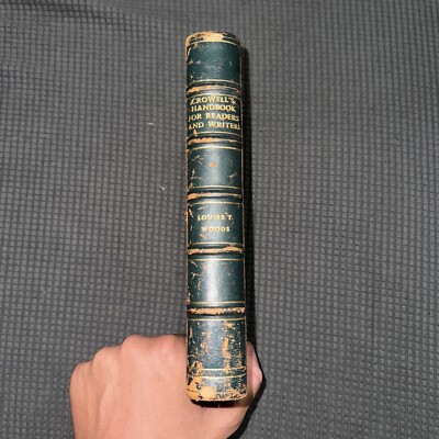 Crowell’s Handbook For Readers and Writers Special Binding Vintage-image