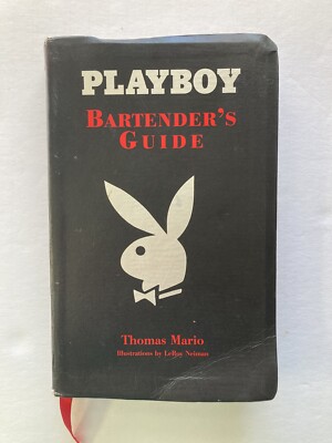 Playboy Bartenders Guide Book 2003 Mario with 1400 Cocktails Mixology Bartender-image