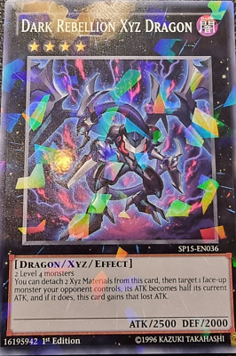 Dark Rebellion XYZ Dragon -Shatterfoil Rare - YuGiOh TCG Card SP15-EN036-image