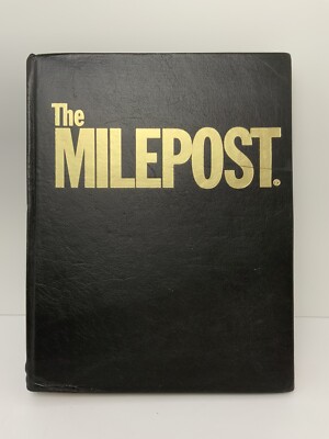Vtg 50th Anniversary The Milepost Travel Guide Alaska W. Canada Leather Bound-image