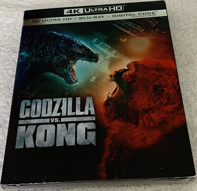 Godzilla vs. Kong 4K Ultra HD/Blu-ray 2-Disc Set Digital Copy Cover New-image