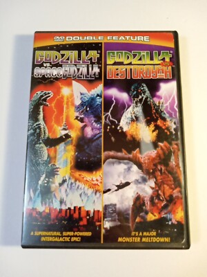 Godzilla vs. Space Godzilla & Godzilla vs. Destroyah Rare OOP VHTF (DVD 2000)-image