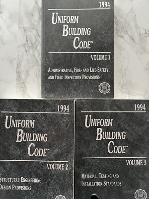 Uniform Building Code 1994, Vol 1-3  International Conference of Building Office-image