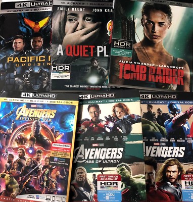 4K Blu-Ray SlipCovers! NO DISCS...NO CASES...SLIPCOVERS ONLY!-image