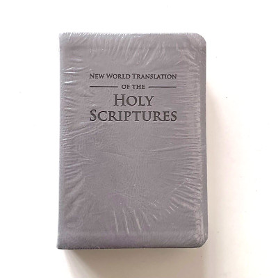New World Translation Of The Holy Scriptures 2013 Gray Flex Bound New Sealed-image