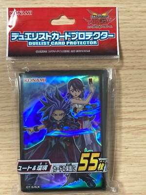 YuGiOh ARC-V Yuto & Ruri 55 Pcs Card Sleeve Japanese-image