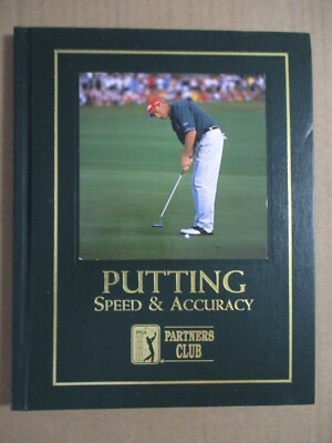 PGA Tour Partner's Club PUTTING: SPEED & ACCURACY, 2001, Hardcover Book Golf-image