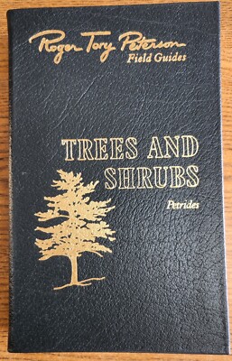 EASTON PRESS ROGER TORY PETERSON FIELD GUIDES - TREES AND SHRUBS - FINE-image