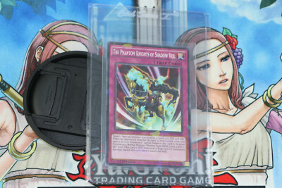 Yugioh Trap Card The Phantom Knights of Shadow Veil SP15-EN048 1ST Shatterfoil-image