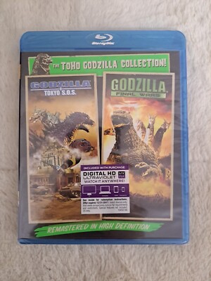 The Toho Godzilla Toko S.O.S/Final Wars Blu-ray 2014 Sealed New!-image