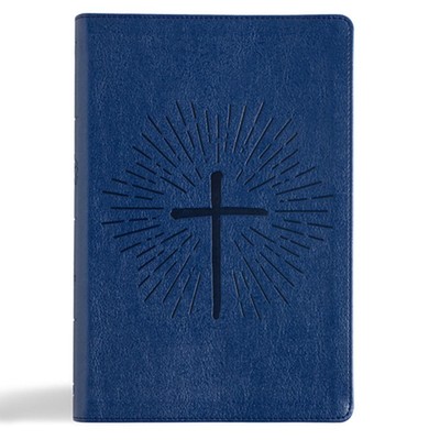 KJV One Big Story Bible, Royal Blue Leathertouch: Connecting Christ Throughout G-image