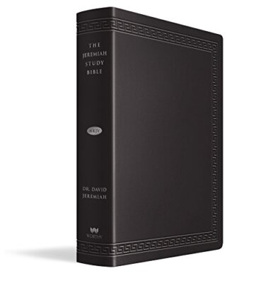 The Jeremiah Study Bible NKJV Large Print Edition Black LeatherLuxe® w/thumb ...-image