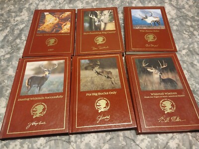 Lot Of 6 North American Hunting Club Hunters Information Series Hardcover-image