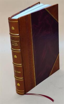 Miscellaneous Writings. 1917 By Fisher, Irving, [Leather Bound]-image