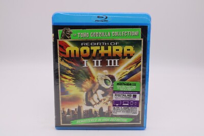 Rebirth OF Mothra I II III Blu Ray The Toho Godzilla Collection NEW Sealed RARE-image