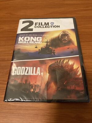 Kong Skull Island 2014 & Godzilla 2017 DVD 2 Film Collection NEW *read-image