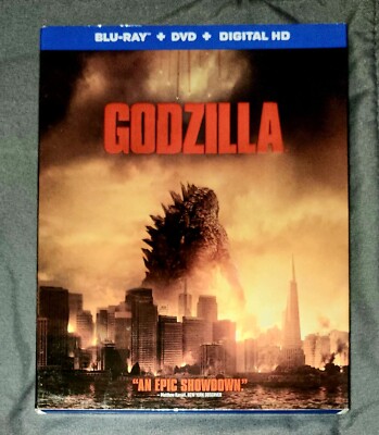 Godzilla (Blu-ray, 2014)-FROM A SMOKERS HOME -image