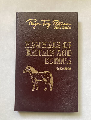 Roger T Peterson Mammals of Britain Europe Leather Field Guide Easton Press 50th-image