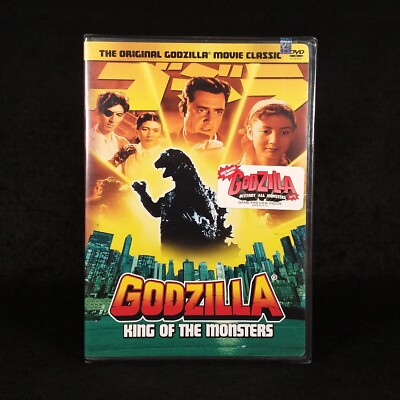 Godzilla: King Of The Monsters - SEALED DVD - Vintage 2002-image